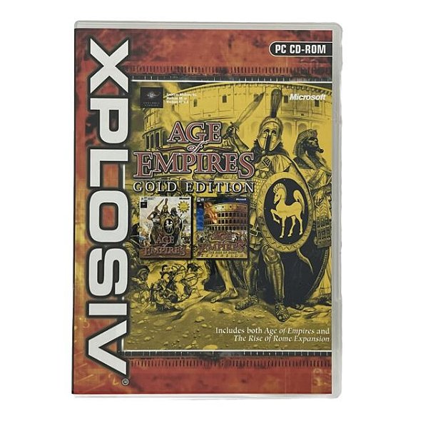 Jogo Age of empires gold edition xplosiv Para Pc Midia Fisica lacrado