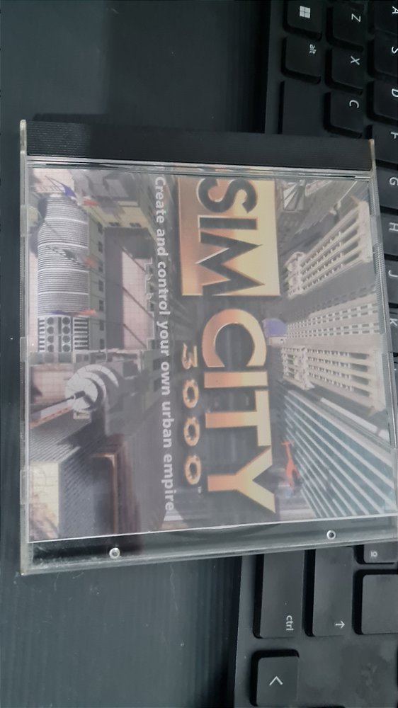 Jogo Simcity 3000 BR  Pc Original Mídia Fisica (*Riscos Profundos Leia a Descrição)