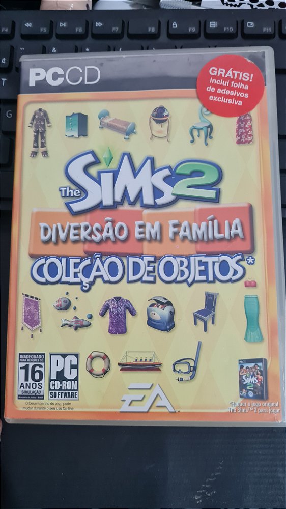 Jogo The sims 2 Diversão em familia objetos Pc Original Mídia Fisica