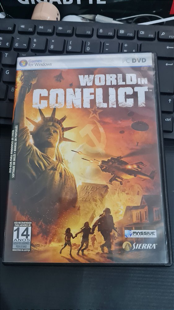 Jogo World Conflict Pc Original Mídia Fisica