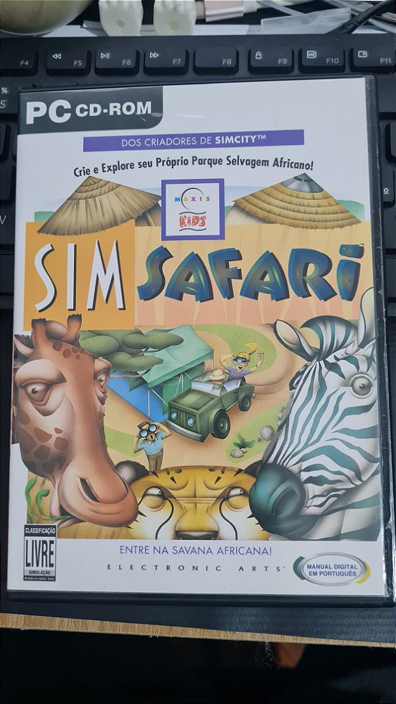 Jogo Sim Safari Pc Original Mídia Fisica