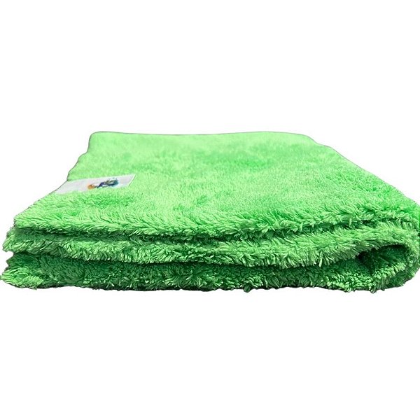 FLANELA 40X40 500 GSM SEM COSTURA VERDE