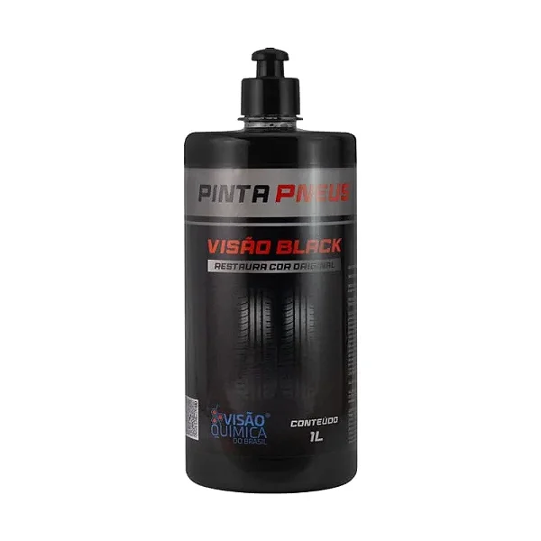 TINTA PINTA PNEUS VISAO BLACK 1 LTR