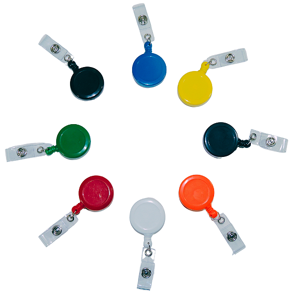 Porta Crachá Retrátil