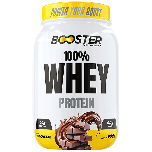 100% WHEY PROTEIN 900G - CHOCOLATE