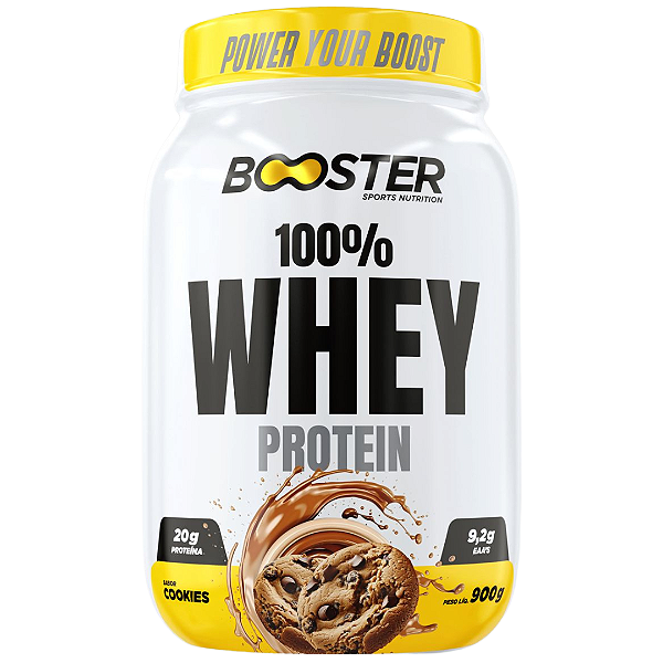 100% WHEY PROTEIN 900G - COOKIES