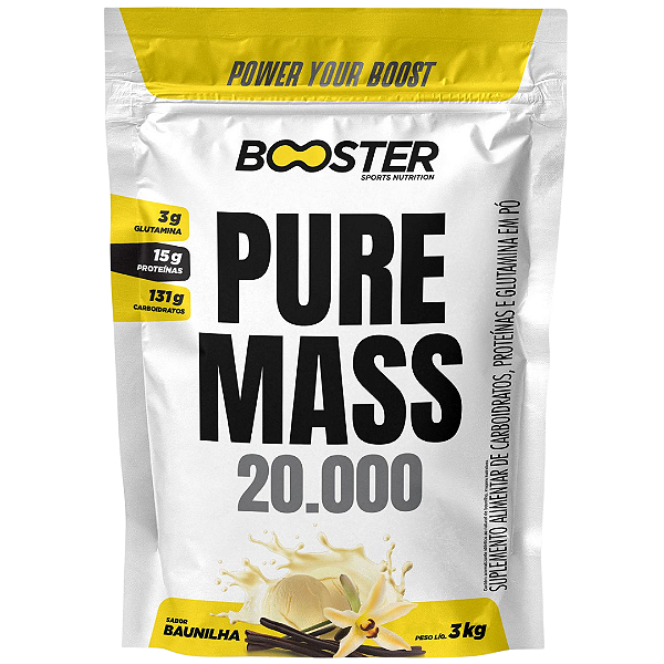PURE MASS 20.000 3KG - BAUNILHA