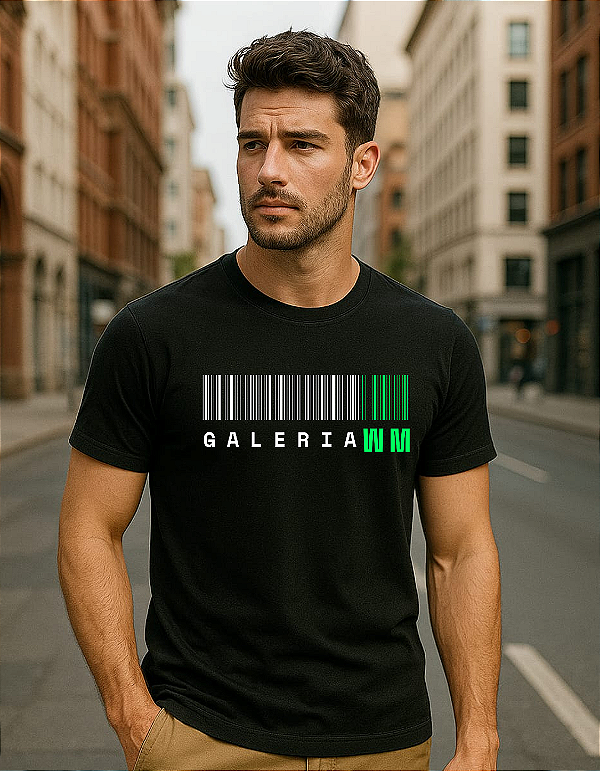Camisa Premium Galeria WM Preta Masculina