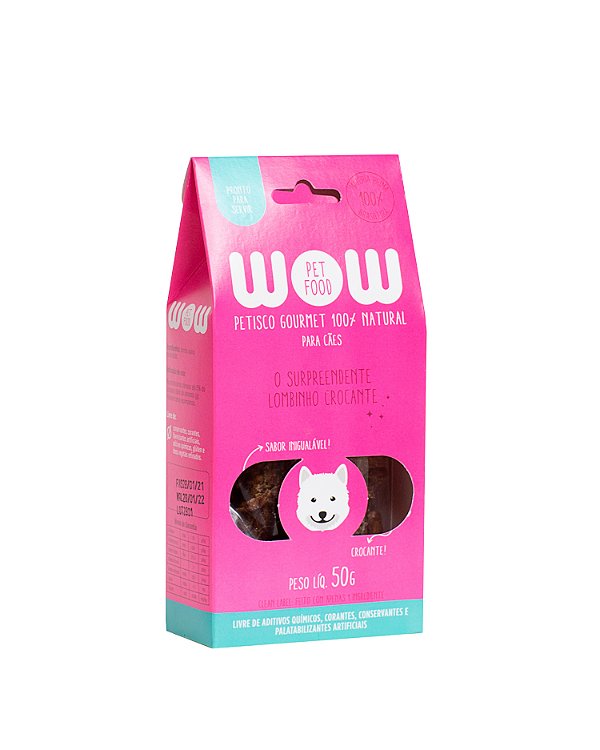 Petisco Natural para Cães Lombinho Crocante