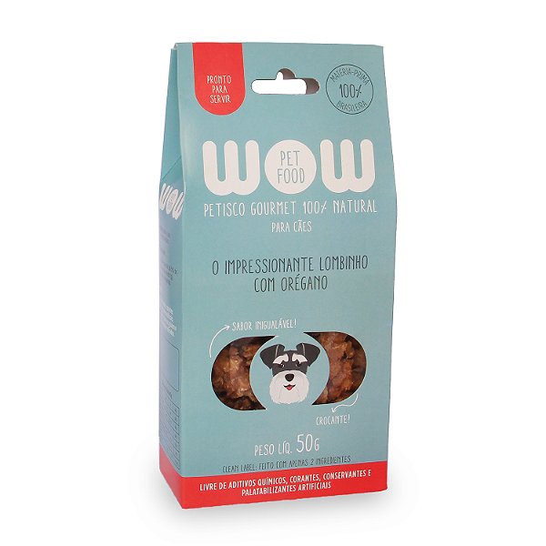 Petisco Natural para Cães Lombinho com Orégano
