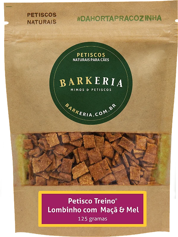Petisco Treino de Lombinho, Maçã e Mel