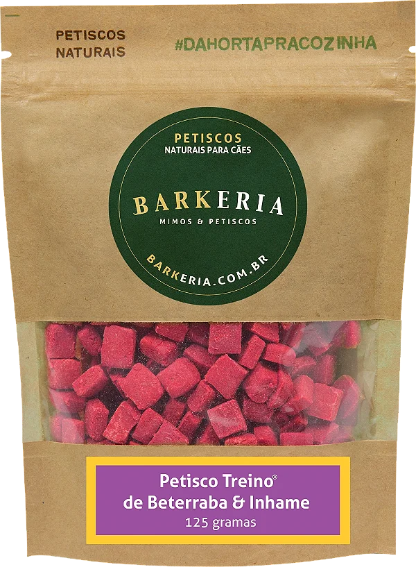 Petisco Treino de Beterraba e Inhame