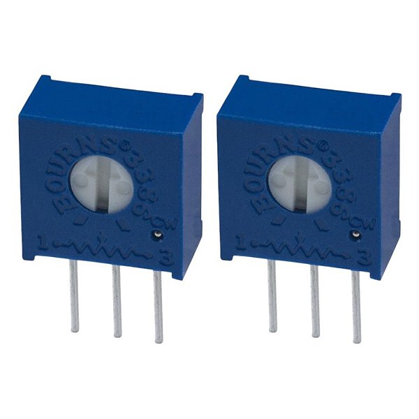 Trimpot Multivoltas 1K Ohm 3386W-1-102 PTH 10%