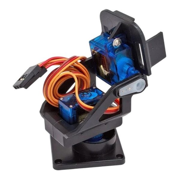 Suporte Pan Tilt para Servo SG90 – Base Articulada 2 Eixos