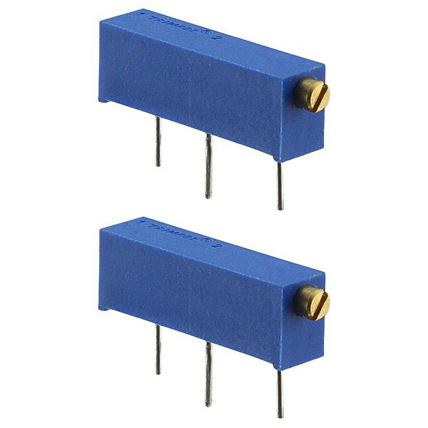 Trimpot de Precisão 20K 15T 3006P Horizontal RKT-3006P-203R