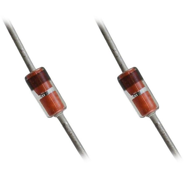 Diodo Zener 10V 0,5W BZX55C10 DO-35 PTH 5% - Circuitos de Proteção