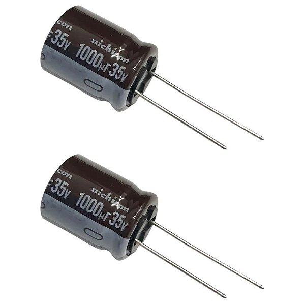 Nichicon UPM1V102MHD6 Capacitor Eletrolítico 1000uF 35V 16x20 105°C