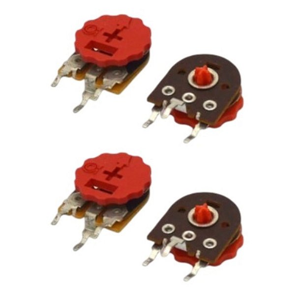 Constanta Trimpot Vertical 14mm 200R Com Botão