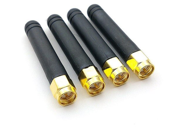 Antena 2dBi SMA GSM 868MHz–915MHz Macho – Comunicação Sem Fio RC