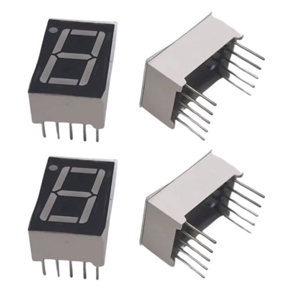 Display LED Azul 1 Dígito 0.56 Polegadas 10 Vias Cátodo Comum (5611AB)