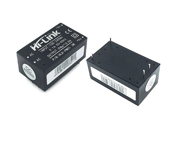 HLK-PM01 Mini Fonte 5V 3W – Conversor AC/DC Compacto