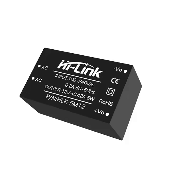 Hi-Link HLK-5M12 Fonte Compacta 12V 0.42A AC/DC