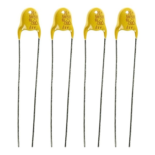 Varistor MOV 7mm 150V Modelo 5N151K JVR (S05K95)