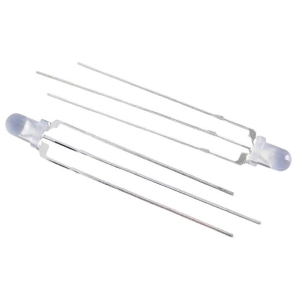 LED Bicolor Quelighting 3mm Verde/Amarelo - 3 Pinos (QLLP02YYGF-316)