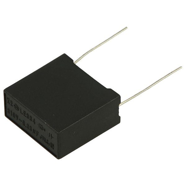X2 Capacitor Supressor 330nF 310V Poliéster (334) 0.33uF - LE334-MX