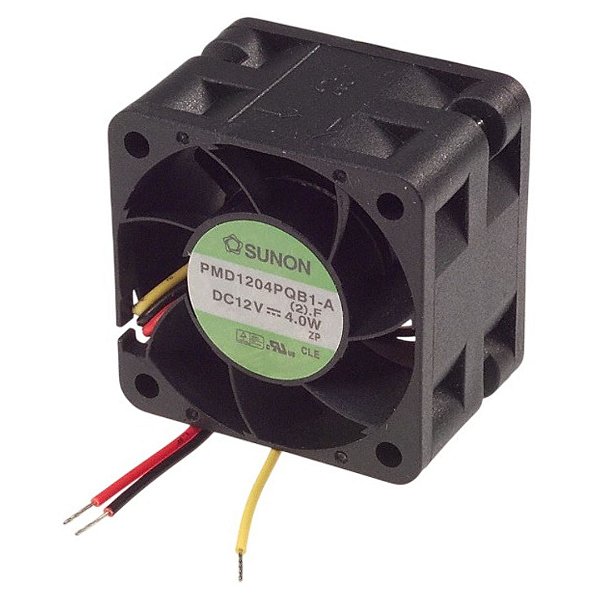 SUNON Mini Cooler Axial 12V 4W 40mm x 28mm 3-Wire – PMD1204PQB1-A