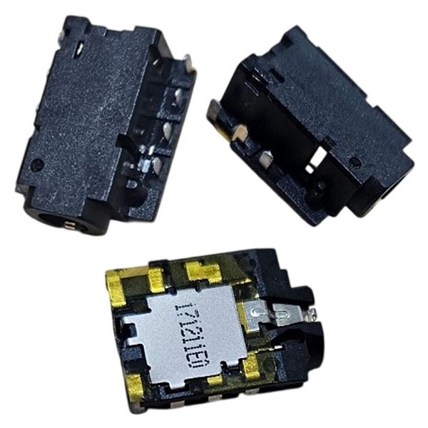 Jack Áudio 3.5mm Fêmea 7 Pinos Horizontal AJ3R2D-Y150-412 (171211E0)