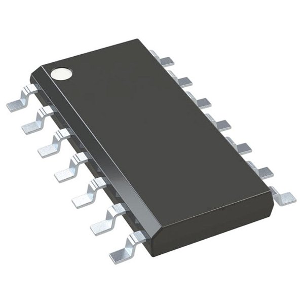 74ACT00SCX SMD – IC Lógico NAND Quádruplo de 2 Entradas, SOIC-14