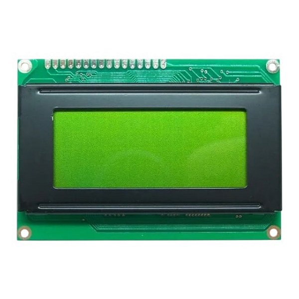 Display LCD Alfanumérico 16x4 Verde com Backlight