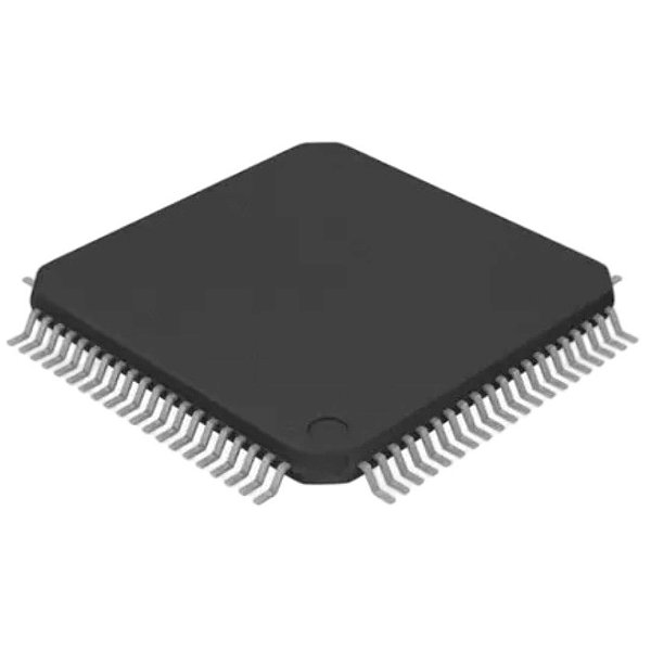 MCU IC MC9S12DG256B, 16-bit, QFP-80, Surface Mount Device (SMD)