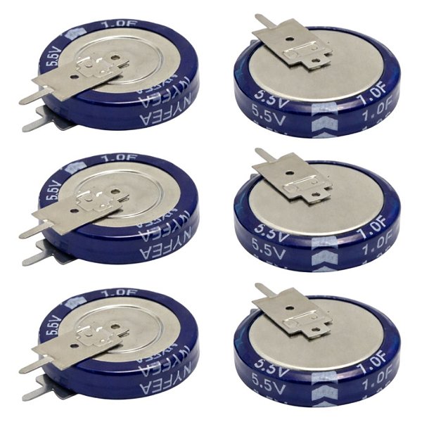 Super Capacitor EDLC 1F 5,5V 1.0F Backup Energia NB5R5V105N-E