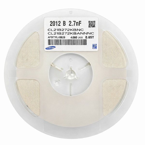 CL21B272KBNC Samsung - Capacitor 2.7nF 50V X7R 0805 (4.000 Peças)