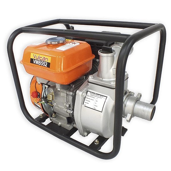 MOTOBOMBA GASOLINA 4T AUTOESCORVANTE 2'' POL. 196cc 6,5HP VMB552 VULCAN TRENT