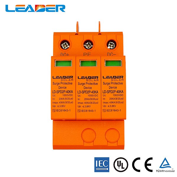 DPS - Dispositivo de Proteção contra Surtos 1000v 3 polos Leader