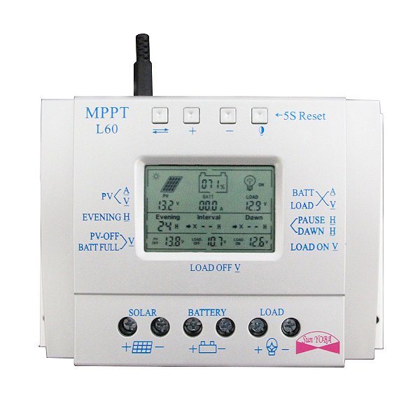 Controlador Solar Powmr Mppt 60a 12/24v