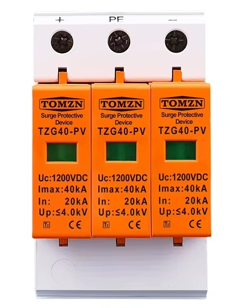 DPS - Dispositivo para Proteção contra Surtos Tomzn 1200vcc 40kA 3 Polos