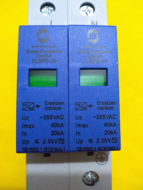 DPS-Dispositivo de Proteção contra Surtos 385vca 2 polos Sun Light