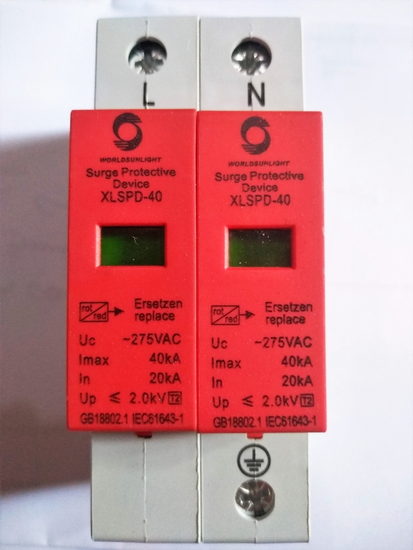 DPS-Dispositivo de Proteção contra Surtos 275vca 2 polos Sun Light
