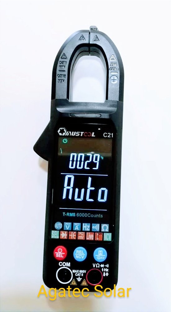 Multímetro Mustool C21 Digital 6000 contagens AC/DC True RMS