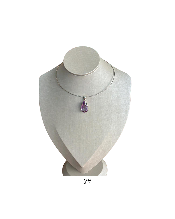 Pingente Gota Ametista