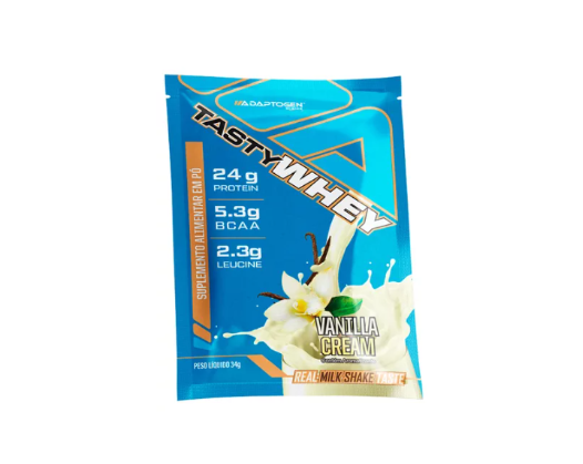 SACHE TASTY WHEY ADAPTOGEN SABOR VANILLA CREAM DOSE 36G
