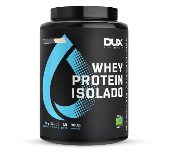 WHEY ISOLADO DUX POTE 900G SABOR COOKIES