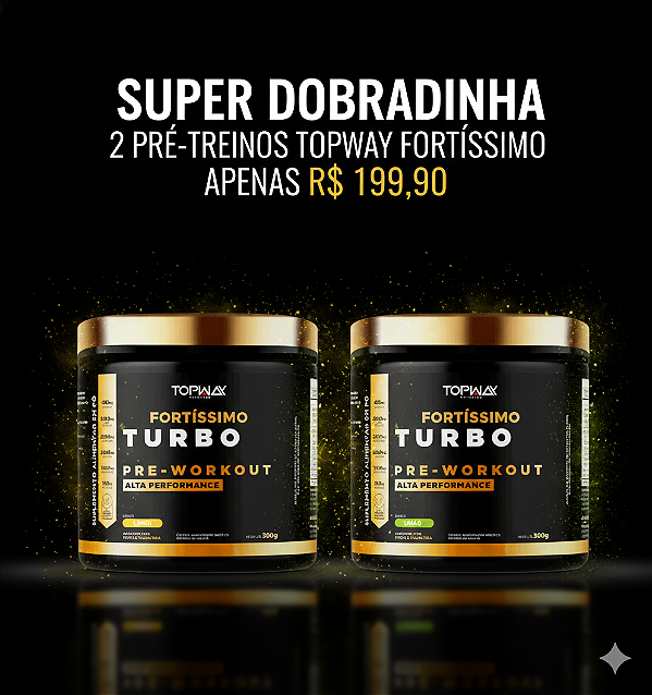 🚀 SUPER DOBRADINHA PRÉ-TREINO TOPWAY