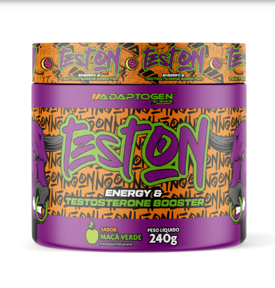 PRE TREINO TEST ON ADAPTOGEN 240G SABOR MACA VERDE