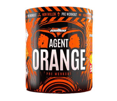 AGENT ORANGE PRE WORKOUT NEW MILLEN 250G SABOR LIMAO