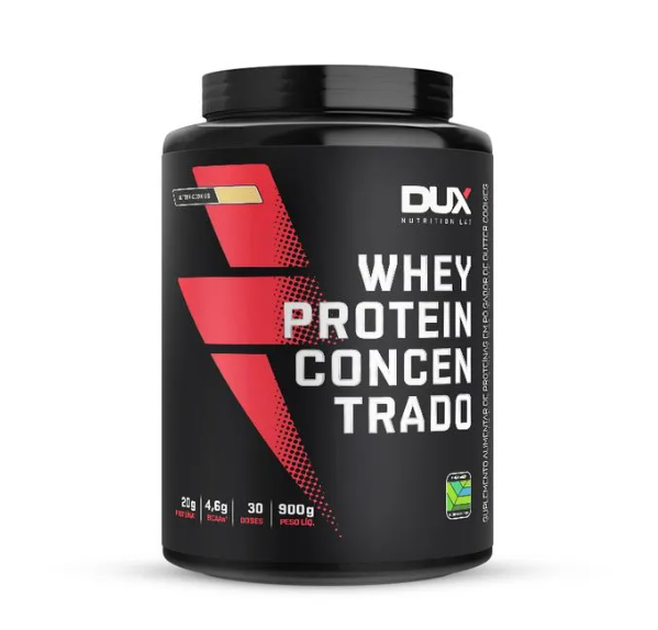 WHEY DUX CONCENTRADO POTE 900G SABOR CHOCOLATE BRANCO